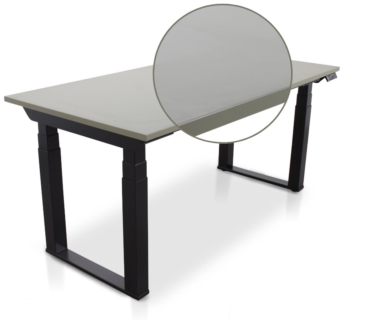 Multi Ratio Lineaflex MRC SOLID Zit-Sta Bureau – Elektrisch Verstelbaar – 180x80 cm – Blad Forest Green – Zwart Frame – ARBO Norm NEN-EN 527 – Met memorybediening – 200 KG Draagvermogen – 130 cm Hoog