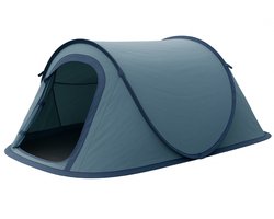 HIXA Pop-Up Tent - 1 Persoons - Blauw - 220x120x95cm - Kamperen