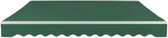 Bol.com Terras zonnescherm handmatig - Met opbouw frame - Zonneluifel - Balkon of tuin - 250x200cm - UV50+ - Groen - Met arm - P... aanbieding
