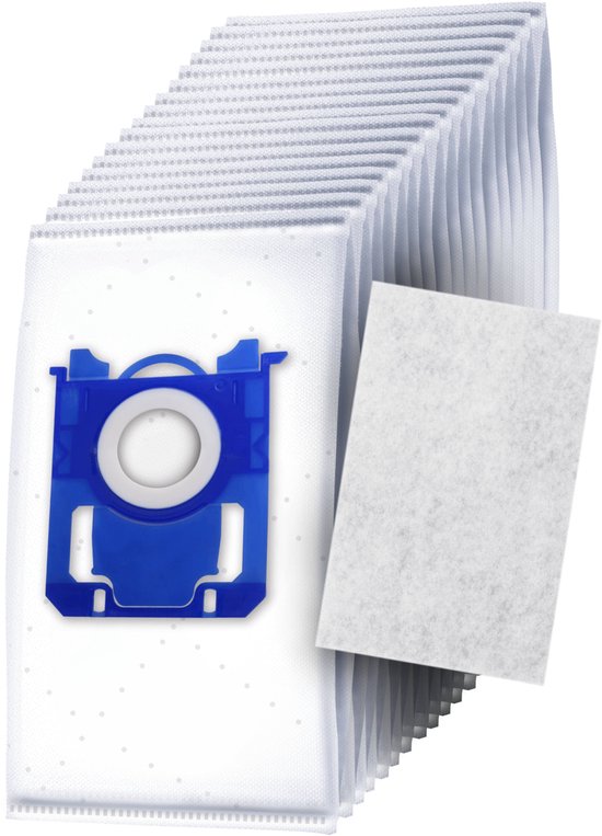 20x Dparts S-bag stofzuigerzakken en 1 filter - geschikt voor Philips, AEG en Electrolux - voor series VX6 VX7 Performer Silent Compact Active PowerLife PowerGo - nr. Classic Long Performance - PH99 - FC8021/03 - FC8021/05 - GR201 - GR201S - GR201SM