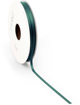 Satijn lint 3 mm groen op rol van 50 meter