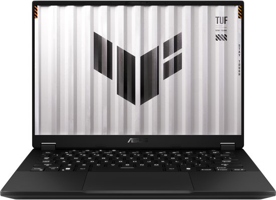 ASUS TUF Gaming A14 FA401UM-RG010W AMD Ryzen™ 7 260 Laptop 35,6 cm (14") 2.5K 16 GB LPDDR5x-SDRAM 512 GB SSD NVIDIA GeForce RTX 5060 Wi-Fi 6E (802.11ax) Windows 11 Home Nederlands Grijs