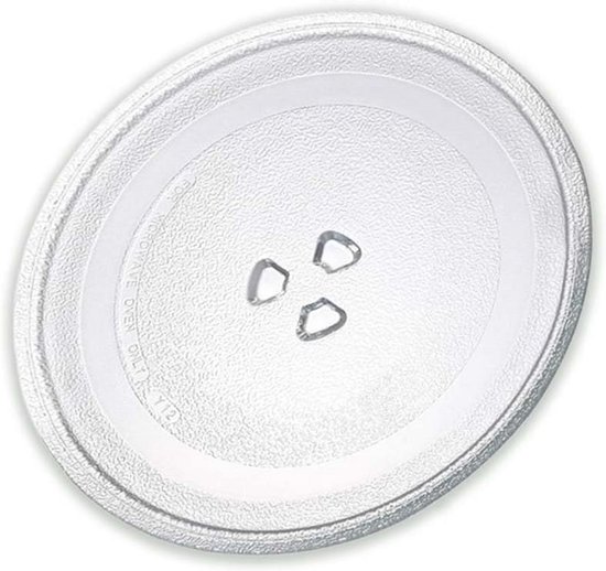 DEKAROX Draaiplateau Magnetronbord, Glazen Bord, Diameter 245 Mm Rond Universeel Voor Magnetron 1011678890