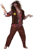 LUCIDA - Hippie zombie kostuum voor mannen - L