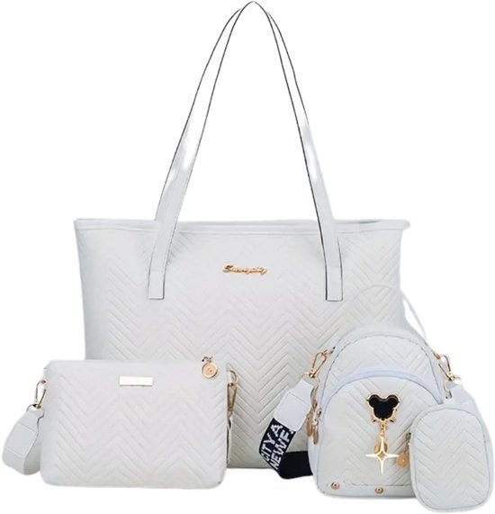 LOVEVOOK Handtas Dames Shopper Schoudertas Dames Handbags Set Women Grote Damestas Handtassen Set voor Dagelijks Werk