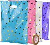 Feestio Uitdeelzakjes 100 Stuks - Snoepzakjes - Traktatie Zakjes Kinderfeestje - Cadeauzakjes Cadeautasjes