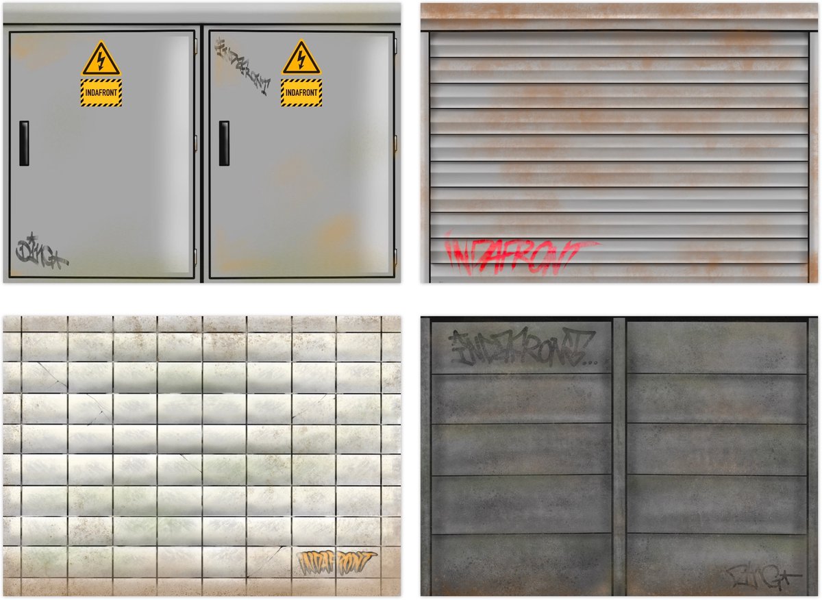 Graffiti Sticker Spots Pack - 80 stuks