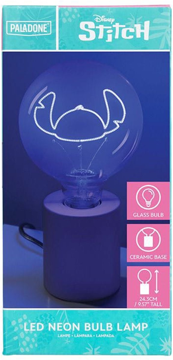 Disney Stitch ledlamp met keramische voet van Paladone van Merkloos — afbeelding 3