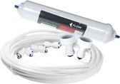 Dparts aansluitset met waterfilter voor Amerikaanse koelkast - geschikt voor Samsung en LG - 6 meter 1/4" waterslang - universeel koelkastfilter - filter slang