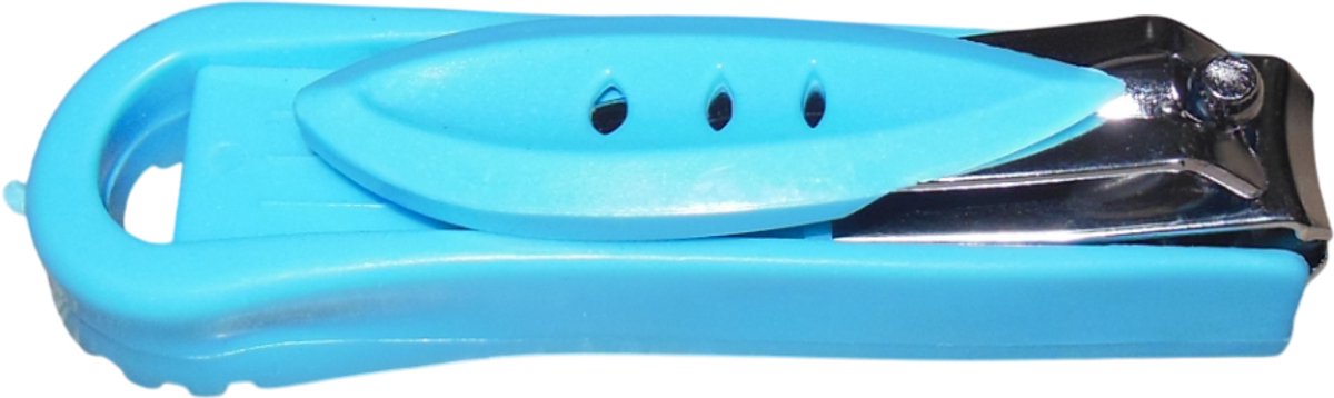 Nagelknipper inclusief opvangbakje blauw