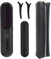 SKINTONE SKIN® - Draadloze Stijlborstel - Keramisch - ionen technologie - Stijlkam - Stijlborstels - Warmte borstel - Brush - Elektrische haarborstel - Stijltang - Fohnborstel - Draadloze fohn - Draadloze stijltang - Draadloos - Krullen - Oplaadbaar
