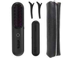 SKINTONE SKIN® - Draadloze Stijlborstel - Keramisch - ionen technologie - Stijlkam - Stijlborstels - Warmte borstel - Brush - Elektrische haarborstel - Stijltang - Fohnborstel - Draadloze fohn - Draadloze stijltang - Draadloos - Krullen - Oplaadbaar