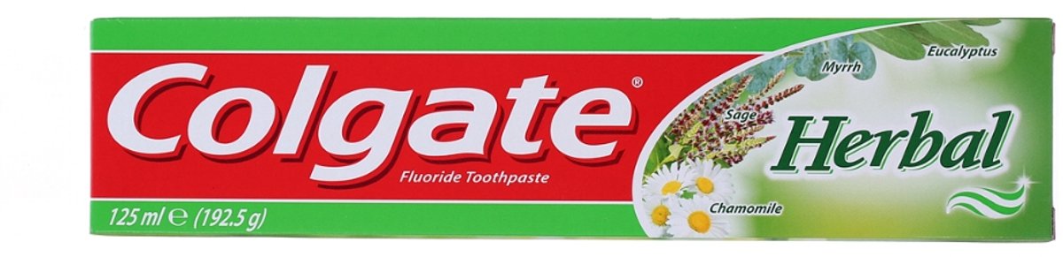 Bol.com Colgate Tandpasta Herbal met Eucalyptus, Mirre, Salie & Kamille 125 ml aanbieding