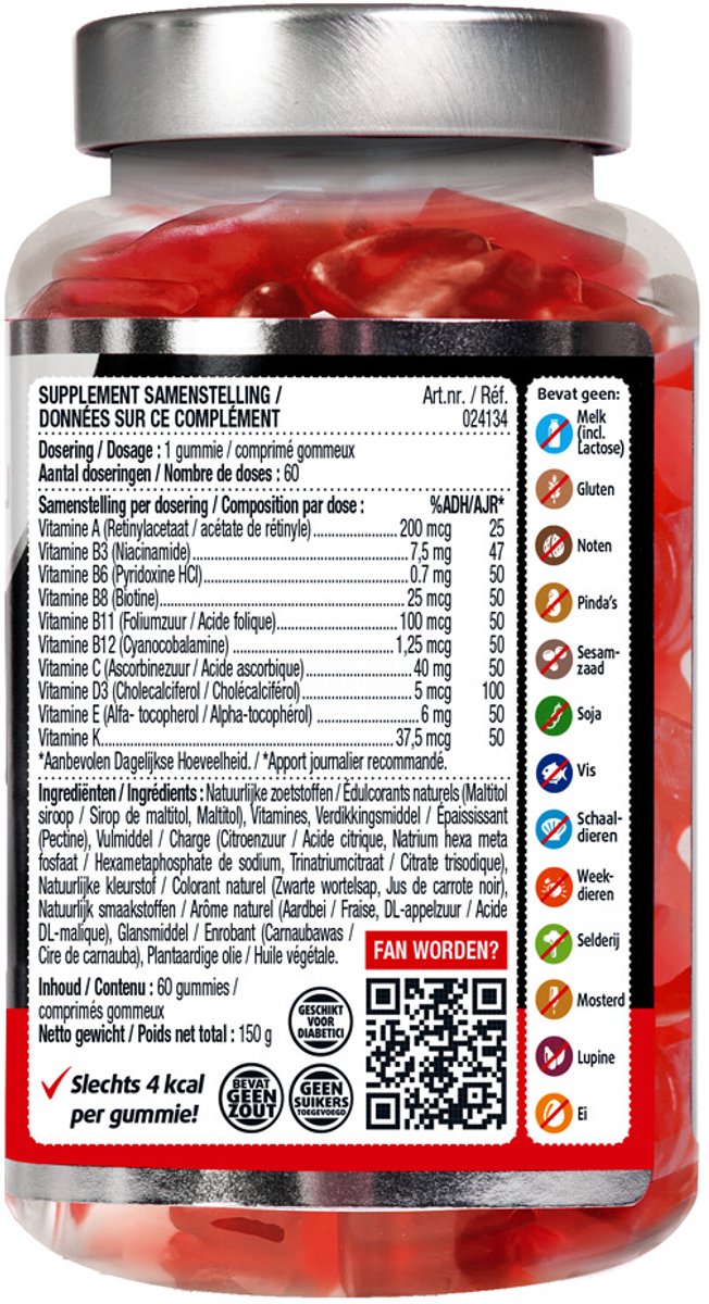 Goedkoopste 2x Lucovitaal Vitamine Gummies Multi Kids 60 gummies