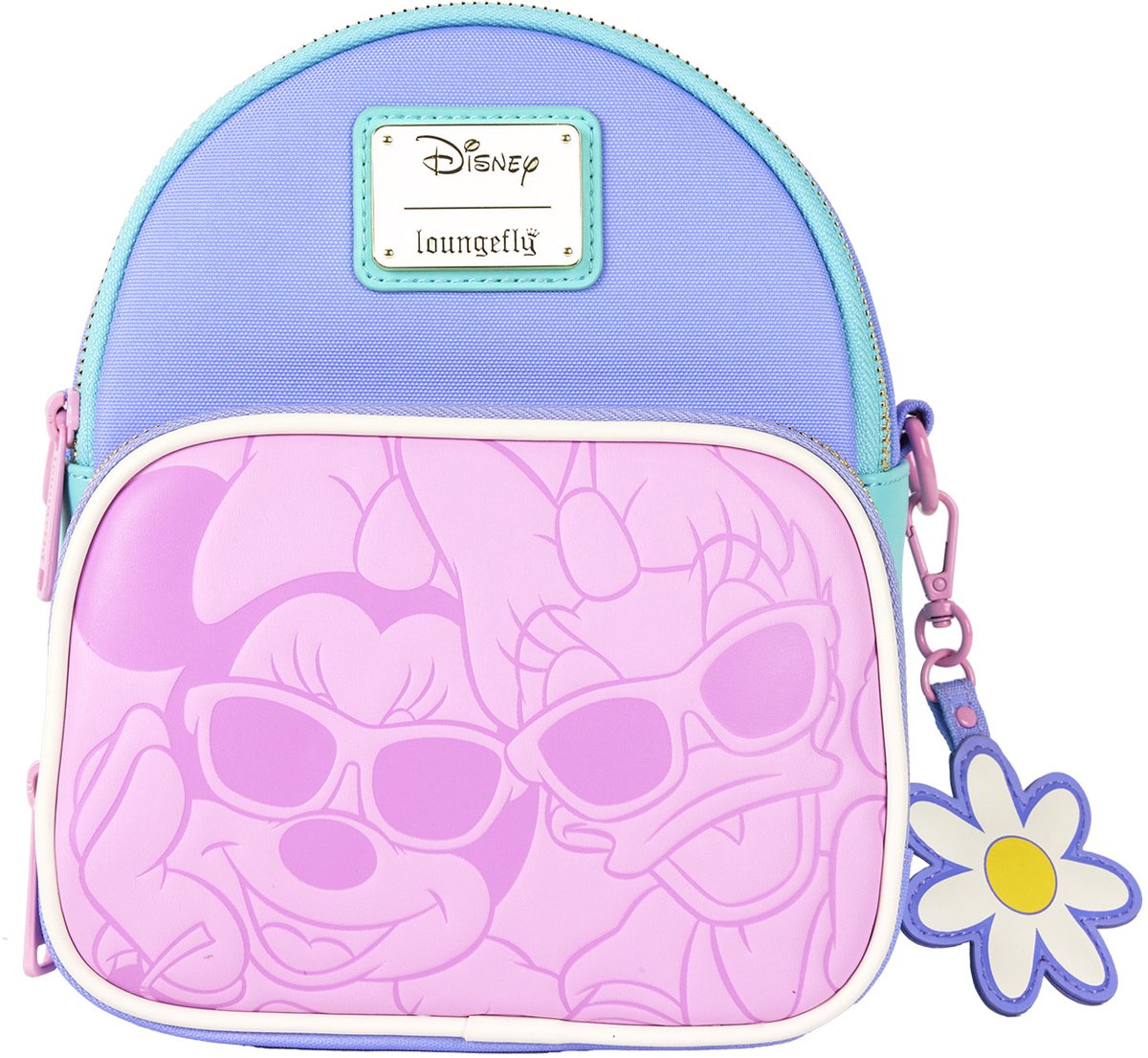 Disney Loungefly Convertible Backpack Daisy Duck and Minnie Mouse