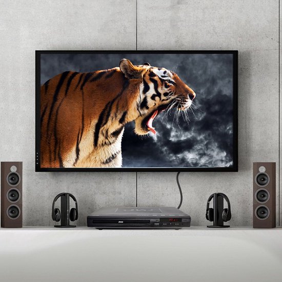 BALORS® DVD Speler met HDMI - Regiovrij & Full HD - Inclusief HDMI-kabel & Afstandsbediening - DVD Speler Laptop - Draagbare DVD Speler - Portable - dvd-spelers - DVD en CD Speler - USB - Niet i.c.m. smartTV van BALORS — afbeelding 3