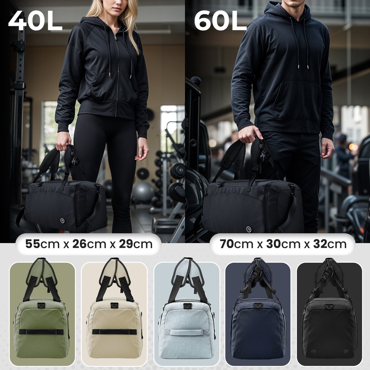 bemaxx Sporttas 40L Gymbag thumbnail 2