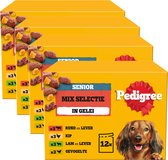 Bol.com Pedigree Hondenvoer Senior - Mix Selectie in Gelei - 48x100g aanbieding