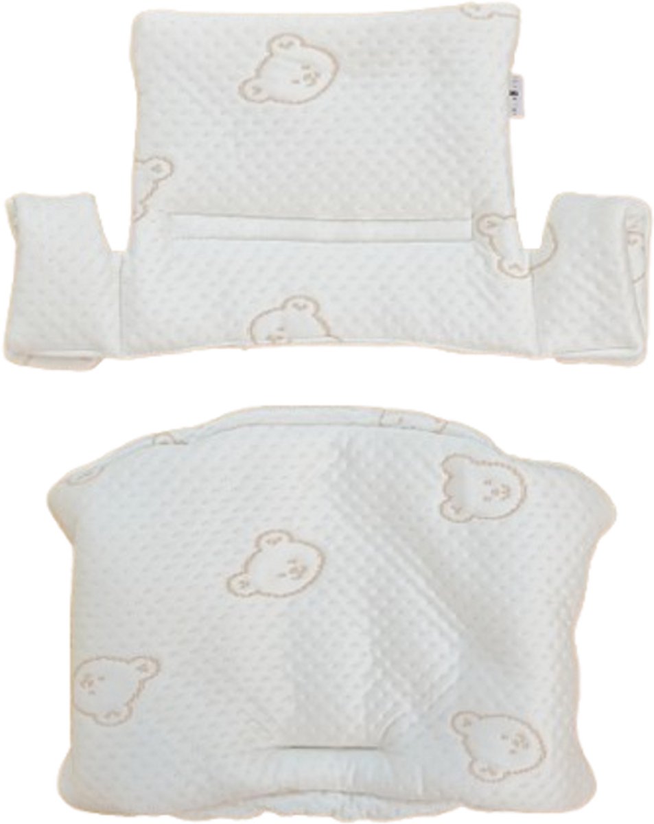 Stoelverkleiner beren - kussenset beren - stoelverkleiner voor stokke tripp trapp - kinderstoel verkleiner - stoel kussen – foto 3