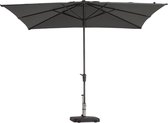 MaximaVida parasol vierkant grijs 280 x 280 cm exclusief voet