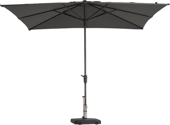 MaximaVida parasol vierkant grijs 280 x 280 cm exclusief voet | bol.com