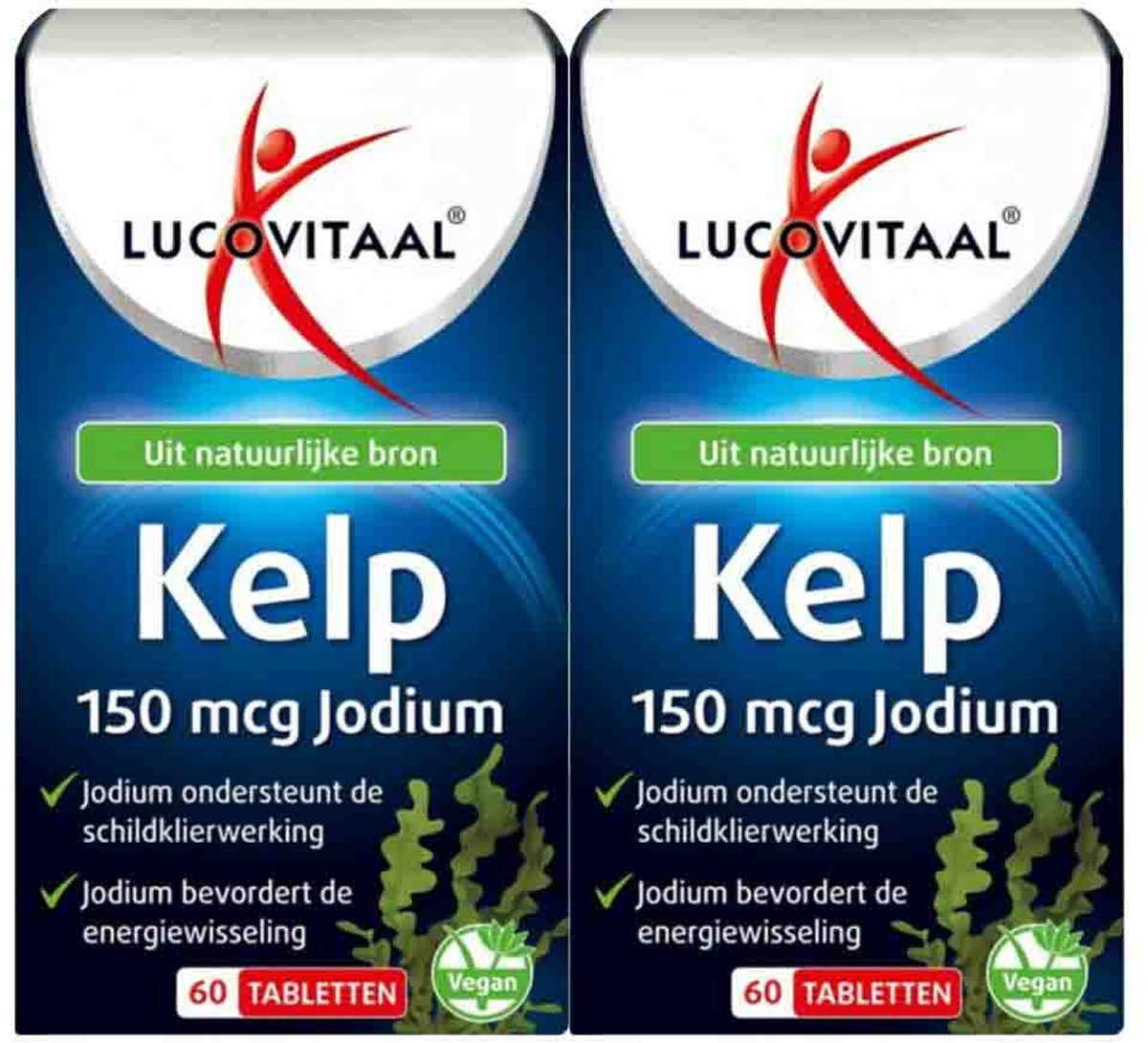 Goedkoopste 2x Lucovitaal Pure Kelp 60 tabletten