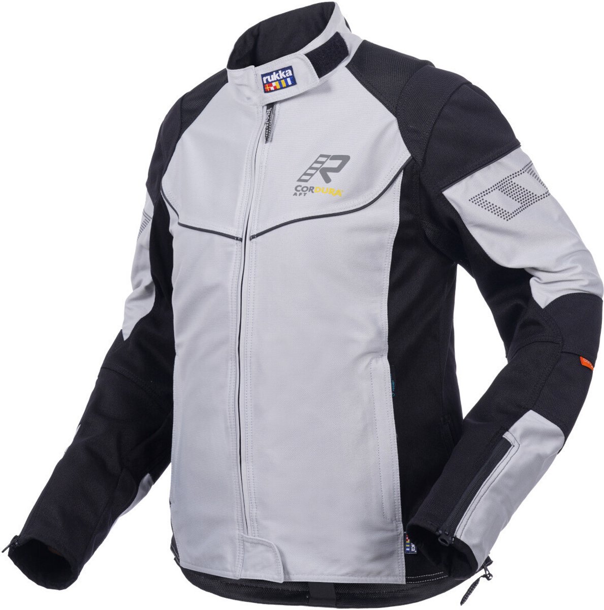 Rukka AirGobina 2.0 Dames Zwart Grijs Textiele Motorjas - Jas