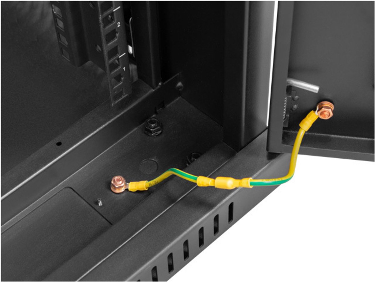 Lanberg FF01-8842-23B rack 42U Vrijstaande rek Zwart