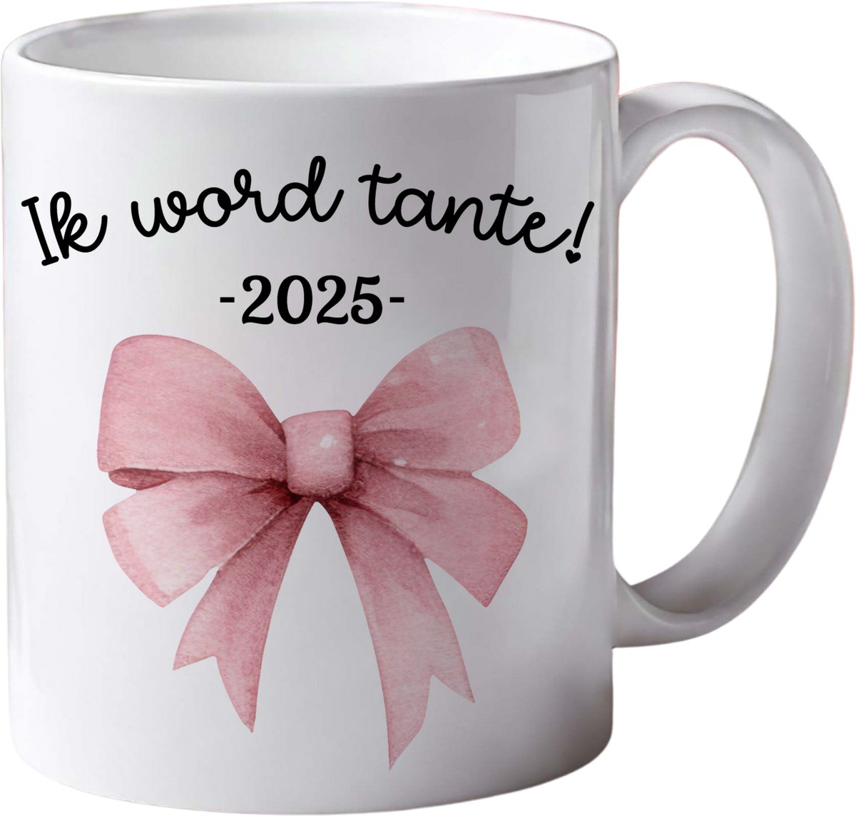 Ik Word Tante Mok – Zwangerschap Aankondiging Cadeau – Originele Mok voor Tante – Baby Nieuws - Inclusief Cadeauverpakking - Geschenk – 330 ml