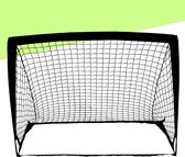 WESTER - VOETBALDOELTJES - ZWART - LICHTGEWICHT - ENKEL - VOETBAL GOAL MAKKELIJK OPBERGEN - VOETBAL TRAINING GOALS VOOR KINDEREN - VOETBALGOAL OPVOUWBAAR