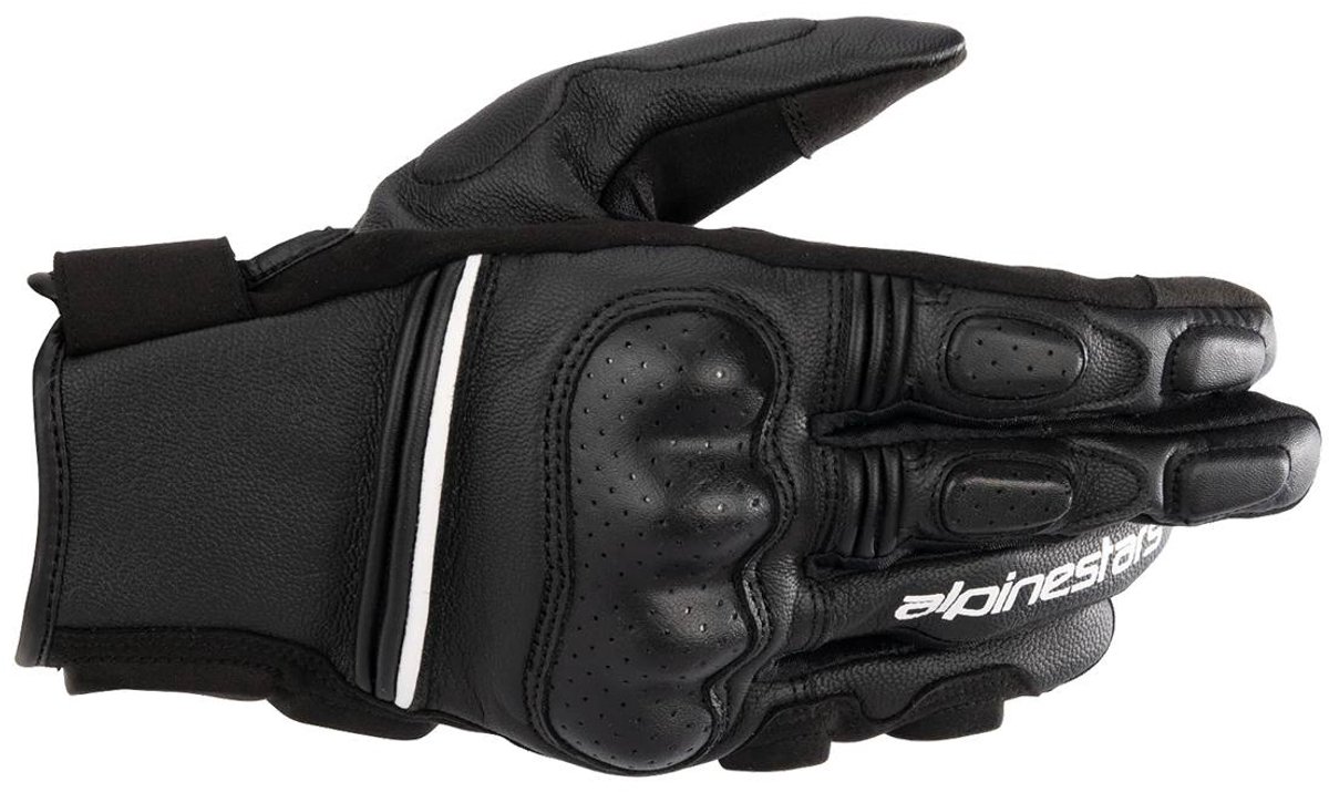 Alpinestars Phenom Leren Handschoenen Zwart Wit - Handschoen