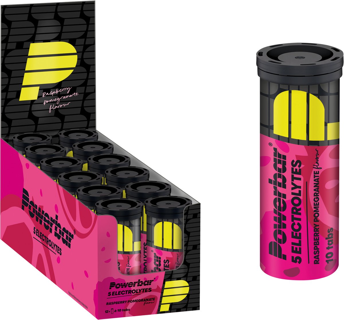 Goedkoopste Powerbar Electrolyte Tabletten | Raspberry Pomegranate | low calorie sportdrank - 12x10tabs