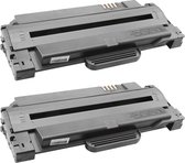 Print-Equipment Toner cartridge / Alternatief 2 x Dell  593-10961 zwart | Dell 1130/ 1130n/ 1133/ 1133n/ 1135n