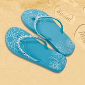 Neviti Slippers Diamand - Just Married - blauw - maat 40-41