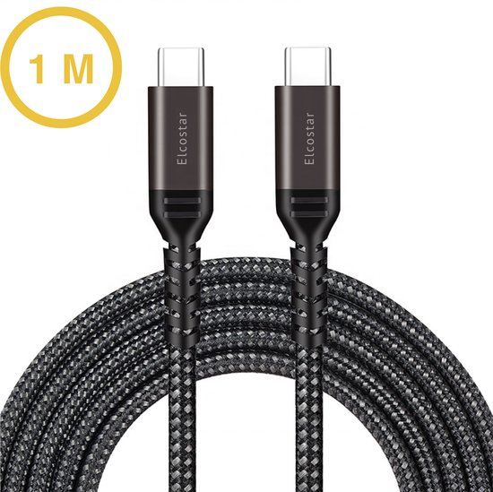 ELCOSTAR USB-C naar USB-C Kabel 1m ...