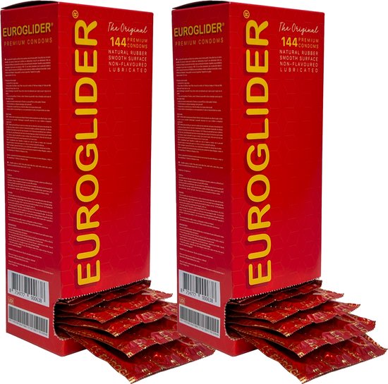 Euroglider Condooms 144x2 stuk | Best verkochte condoom in de professionele sector!