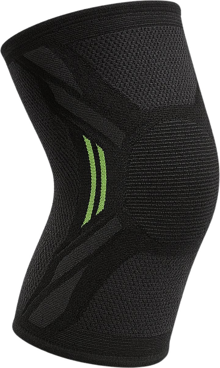 MR. PANACHE Kniebrace - Kniecompressieband - kniebraces - Kniebandage - Knieband - Knie brace - Kniebrace dames - Kniebrace Artrose - Patella Brace - Verlichting van Gewrichtspijn - Kniebrace Scharnier - Kniebrace Meniscus - Maat L - Zwart
