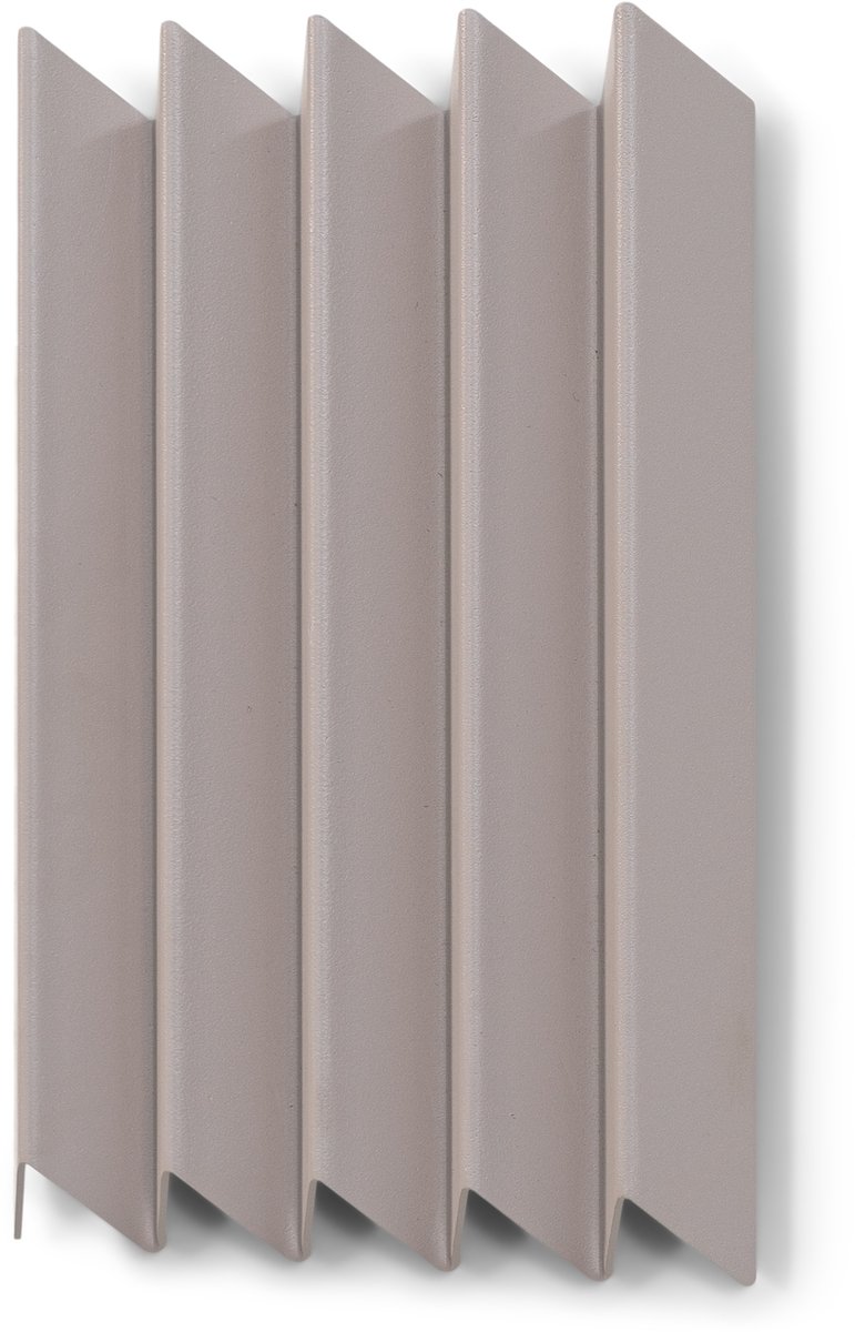 Spinder x BUDDE kapstok Sensu M - Silky Taupe - 5 haken - Staal