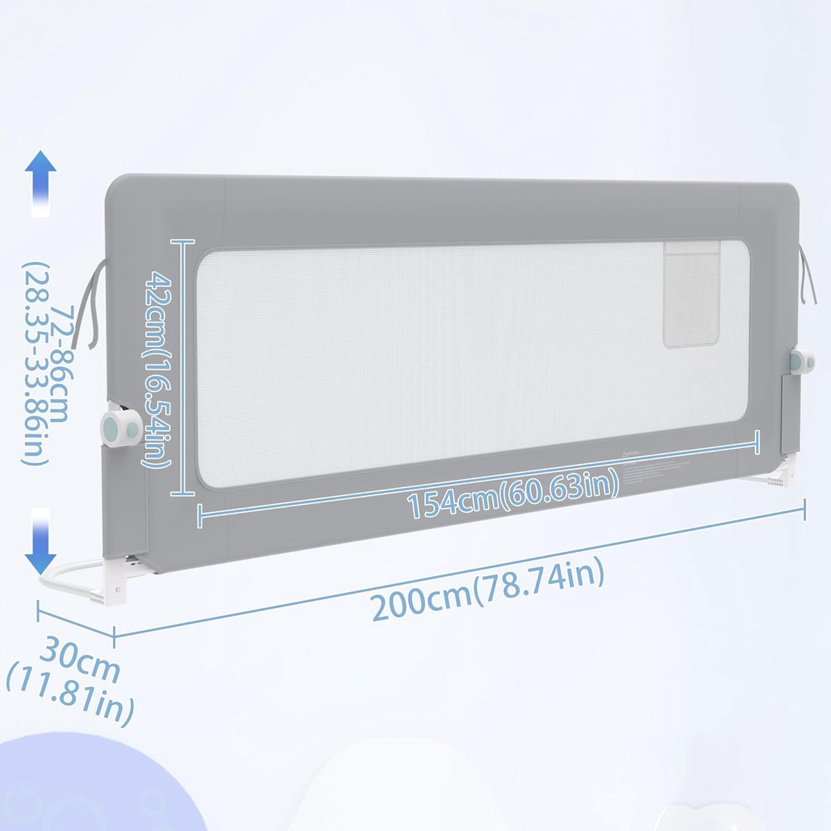 Aufun Aufun 200 cm Bedhek - afbeelding 2