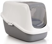 Savic Savic Kattentoilet Nestor - Kattenbak - 566mm x 396mm x 351mm - Grijs/Wit