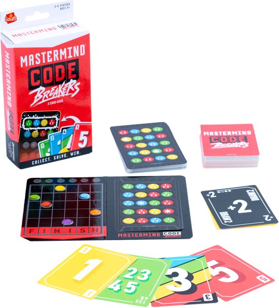 Goliath Mastermind - Code Breakers - Nederlandstalig kaartspel - 2-6 ...