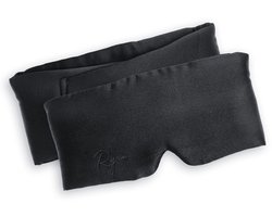 Ryce® Zijden Slaapmasker - Oogmasker - Vrouwen & Mannen - Full Cover - Cadeau - Zwart