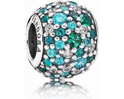 Pandora - Ocean Mosaic Pavé Charm - Silver - 791261mczmx