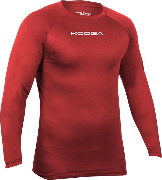 Kooga thermoshirt Power Shirt Pro div. kleuren Bordeaux Rood XL