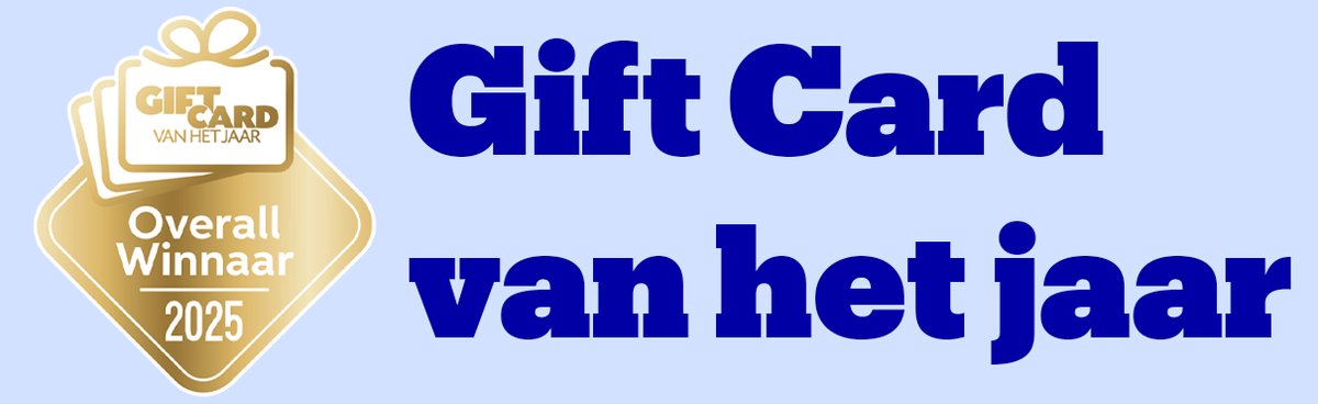 De bol cadeaukaart is verkozen tot Overall Winnaar van de Giftcard van het jaar 2025 verkiezing!