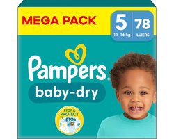 Pampers - Baby Dry - Maat 5 - Mega Pack - 78 stuks - 11/16 KG