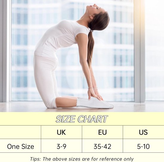 Lexium Pilates Sokken - Anti Slip Sokken - Pilates Sokken Antislip - Pilatessokken - Yoga Sokken van Lexium — afbeelding 4