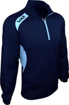 VX3 Team Tech Half Zip Train Jacket Pique Navy/Sky XS