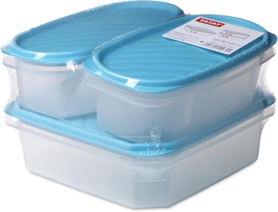 WakiHong 4 stuks meal prep dozen, vershouddozen met deksel WakiHong 4 stuks meal prep dozen, vershouddozen met deksel