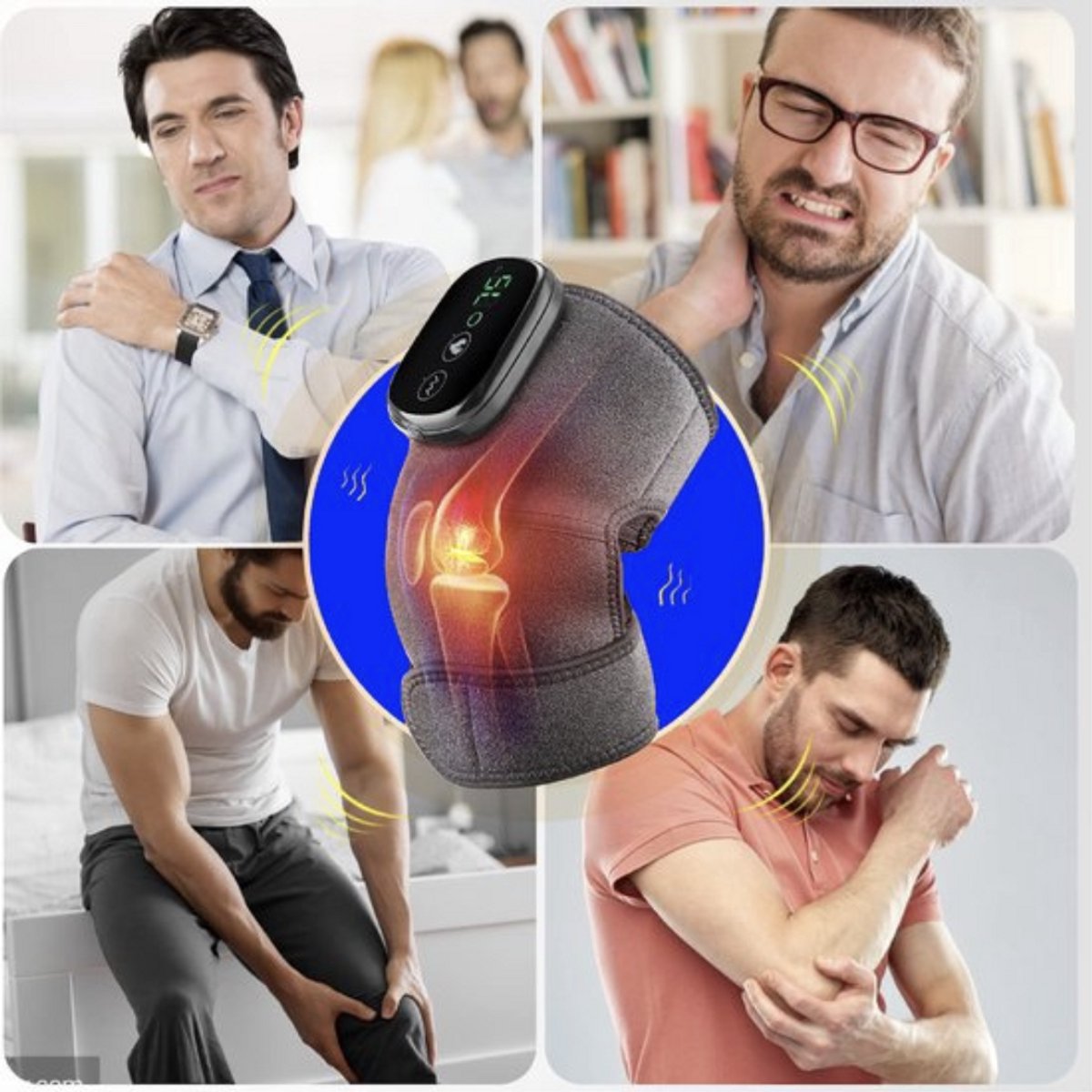 Nifkos Knie Massage Apparaat - 3-in-1 draadloos massager thumbnail 2